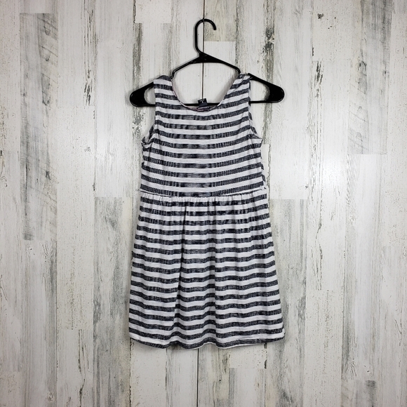 Oh baby by motherhood maternity black, white striped tank top size small - Picture 3 of 7